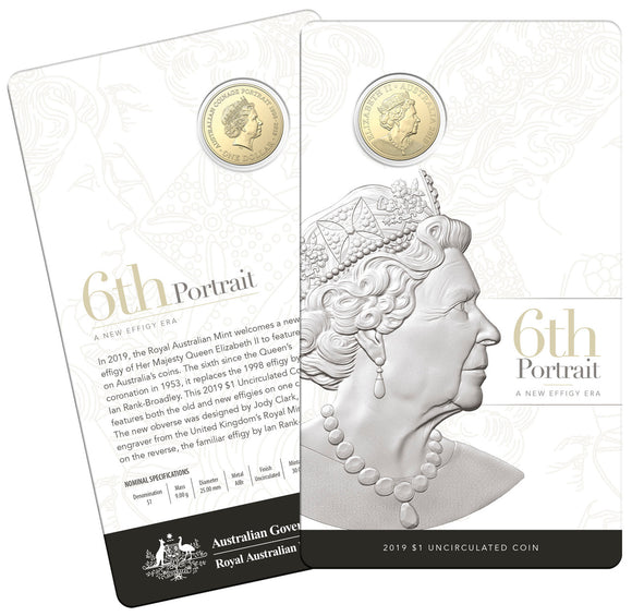 2019 $1 6th Portrait A New Effigy Era Uncirculated Coin