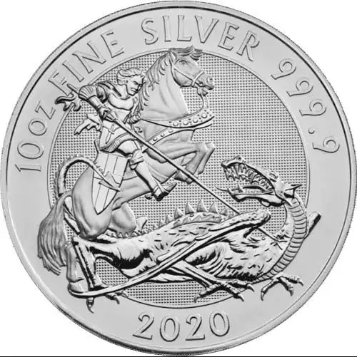 2020 Valiant (St George and the Dragon) 10oz Silver Coin