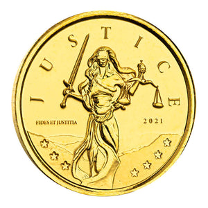 2021 1/10oz Gold Lady Justice Coin