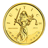 2021 1/10oz Gold Lady Justice Coin