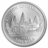 2023 Asian Elephant – Kingdom of Cambodia 1oz Silver Coin