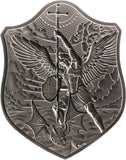 2023 Shield of St. Michael 2oz .999 Antique Silver Stacker