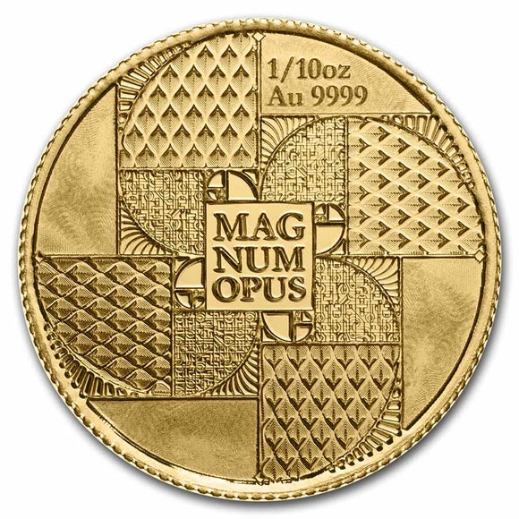 2023 1/10oz Magnum Opus Prooflike Gold Bullion Coin