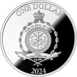 2024 $1 Falcon Of Tutankhamun Silver Proof Coin