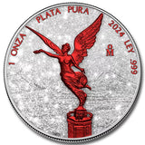 2024 1oz Mexican Silver Libertad – Diamond Dust Fire
