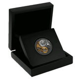2024 Cameroon Lunar Year of the Dragon 14.14g Silver Ruthenium Black Proof Coin
