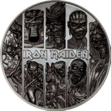 2024 Cook Islands Iron Maiden Eddie Collection 3oz Silver Black Proof Coin