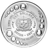 2024 Samoa Alien 1/2 oz Silver Coin