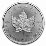 Canada 2024 Maple 1oz Silver Coin BU