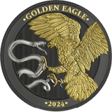2024 Malta Golden Eagle 5 Euro 1 oz Silver Limited Edition Coin