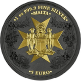 2024 Malta Golden Eagle 5 Euro 1 oz Silver Limited Edition Coin