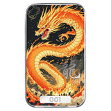 2025 Scottsdale Mint Huǒyàn 1oz Silver Dragon Coloured Bar in Capsule