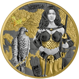 2025 5 Mark Valkyries: Arnhild Valhalla Germania Mint 1 oz Silver Coin