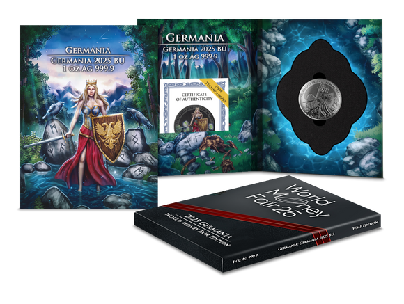 2025 Germania 1 oz Black Silver BU WMF Edition