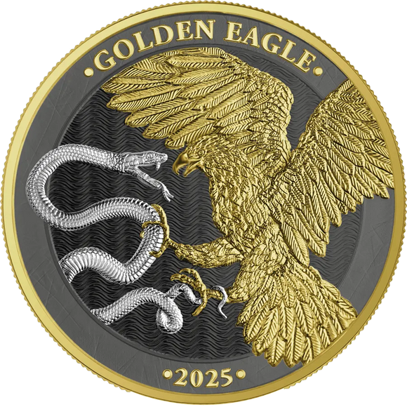 2025 Malta Golden Eagle 30 Euro 1 kilo Silver BU Coin