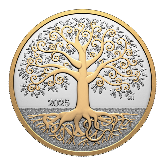 2025 Canada $10 Fine Silver Coin - Tree of Life