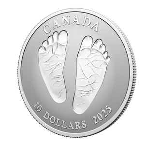 2025 Canada $10 Fine Silver Baby Coin - Welcome to the World!