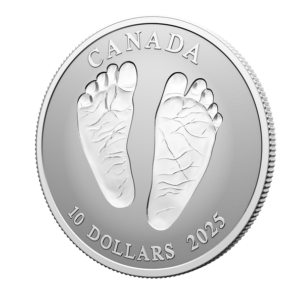 2025 Canada $10 Fine Silver Baby Coin - Welcome to the World!