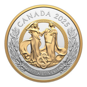 2025 $20 Fine Silver Coin - Allegories of Justice and Truth