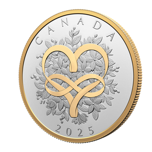2025 Canada $20 Fine Silver Coin - Celebrate Love