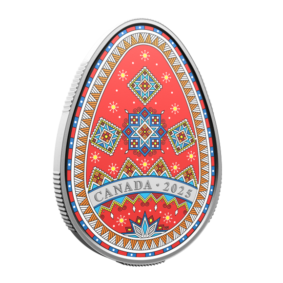 2025 $20 Fine Silver Coin - Pysanka
