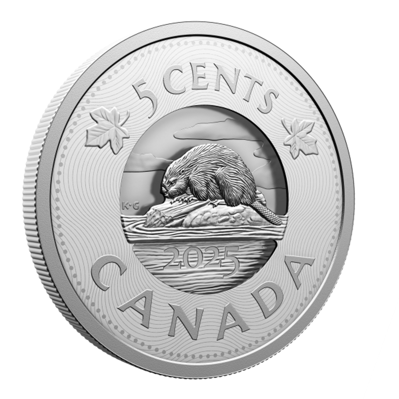 2025 5-Cent Fine Silver Coin - Multilayered Beaver – Thompsons Coins