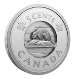 2025 5-Cent Fine Silver Coin - Multilayered Beaver