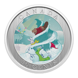2025 Canada 50-Cent Lenticular Coin - Whimsical Holiday Tree