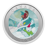 2025 Canada 50-Cent Lenticular Coin - Whimsical Holiday Tree