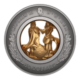 2025 $50 Fine Silver Coin - Allegories of Justice and Truth