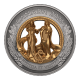 2025 $50 Fine Silver Coin - Allegories of Justice and Truth