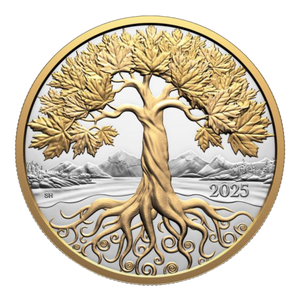 2025 $50 Fine Silver Coin - Maple Tree of Life