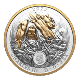 2025 Canada $50 Fine Silver Coin - Canadian Symbol: The Beaver