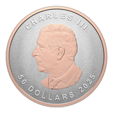 2025 $50 Canadian Maple Lead Ultra High Relief 5oz Silver Coin