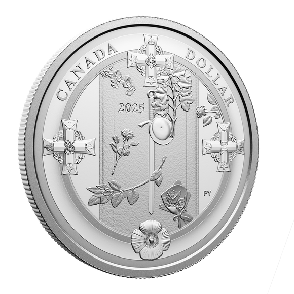 2025 Canada Fine Silver Proof Dollar - Tomb of the Unknown Soldier (2000-2025)