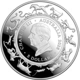 2026 $5 1oz Fine Silver Proof Domed Coin Lunar Year Of The Horse