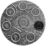 2026 Seven Seals of the Apocalypse Black Horse 3oz Silver High Relief Coin