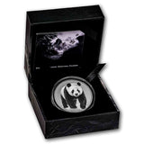2026 Barbados 1oz Silver Shadow Minting: Panda (w/ Box & COA)