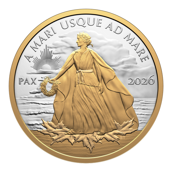 2026 Canada $1 Fine Silver Coin - Peace Dollar