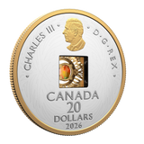 2026 Canada $20 Fine Silver Coin - Dancing Ammolite - Elements of Nature: Fire