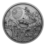 2026 $50 Fine Silver Coin - A Whimsical Tale - Blimp