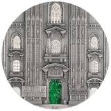 2026 Tiffany Art Portals Milan & Prague Antique 3oz Silver Coin
