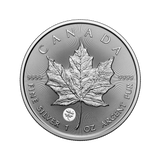 2027 $5 1oz 99.99% Pure Silver Coin - Treasured Silver Maple Leaf: Four-Leaf Clover Privy Mark (Premium Bullion)