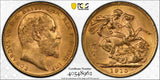 1910 GB Gold Sovereign MS62