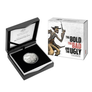 2019 $1 Australian Bushrangers The Bold The Bad and The Ugly Silver Proof Coin