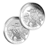 2019 Melbourne ANDA Kookaburra Two 1oz Silver Proof Coin Set