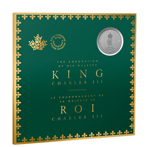 2023 Canada $5 King Charles III’s Royal Cypher Silver Coin