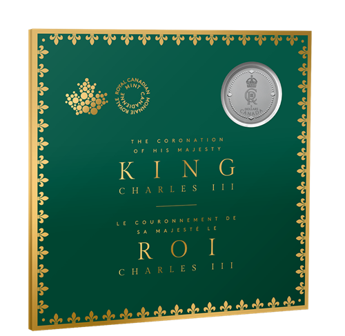 2023 Canada $5 King Charles III’s Royal Cypher Silver Coin