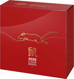 2020 Lunar Year of the Rat $5 1oz Silver Proof Domed Coin