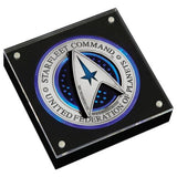2019 Starfleet Command Emblem 3oz Silver Holey Dollar & Delta Coin Set
